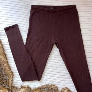 Charlotte Russe brown leggings - Size S.